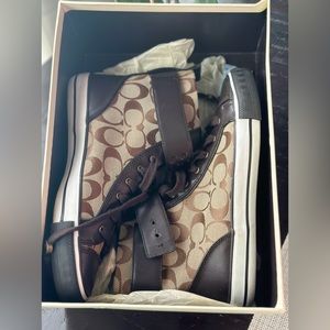 Coach sneakers. Size 8.